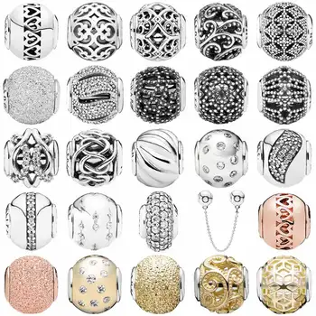 

Essence Love Health Creativity Compassion Signature Safety Chain Beads Fit Original Bracelet 925 Sterling Silver Charm Jewelry
