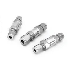 Прекрасно сидит 3/6/8/10/12-18 мм 1/" 1/4" 3/" 1/2" OD трубка компрессионные обратный клапан в одну сторону невозвратный встроенный 304 316 из нержавеющей стали