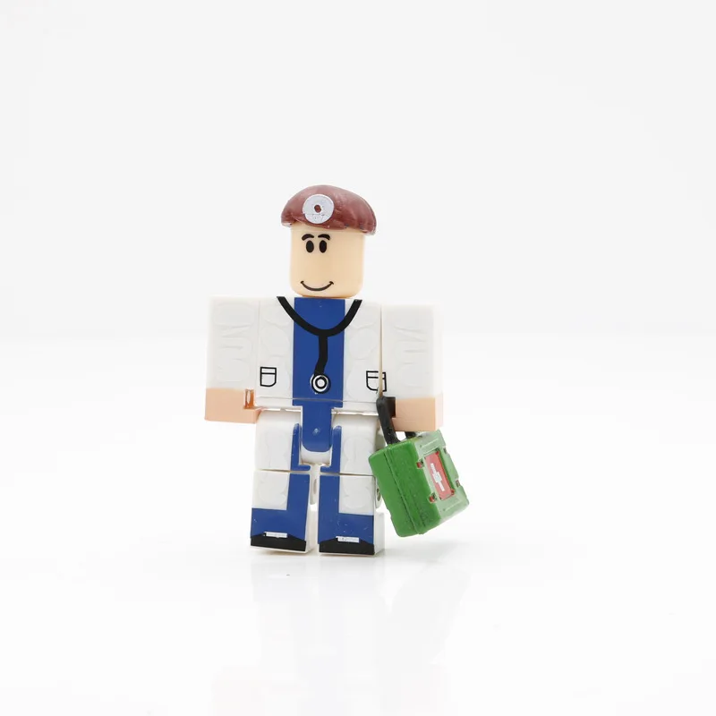 ROBLOX горожан шесть фигурок пакет 7 см ПВХ люкс куклы мальчики игрушки Модель Фигурки для коллекции рождественские подарки для детей