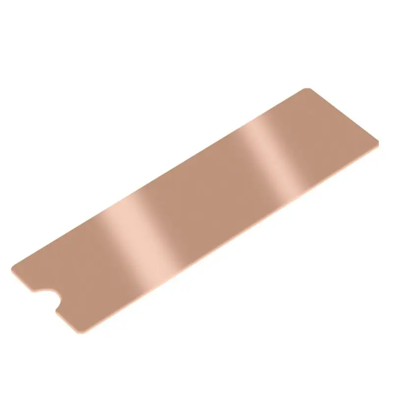 Cooling Copper Sheet M.2 Heatsink NVME NGFF Thermal Conductivity Fan Cooler