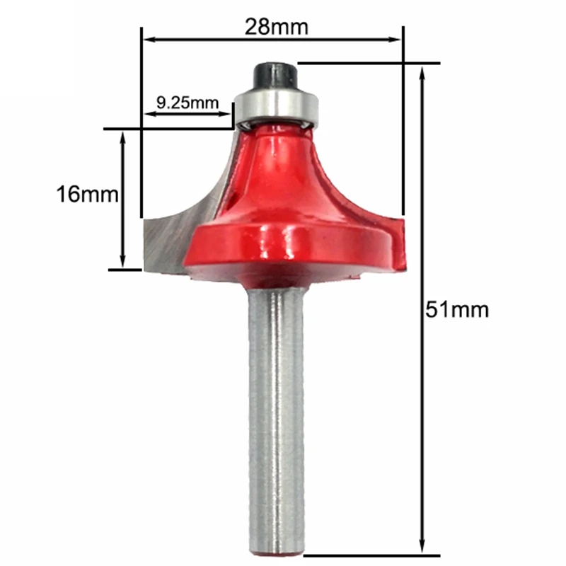 12Pcs 6Mm Shank Router Bit Set Trimming Straight Corner Beading Bits for Wood Milling Cutter Carbide Cutting Woodwork Tool