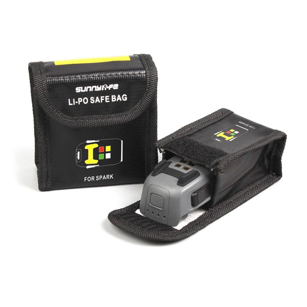 

for DJI SPARK Drone Lipo Battery Case Explosion-proof Safe Storage Bag Protective Box for DJI Spark Battery Heat Resistance