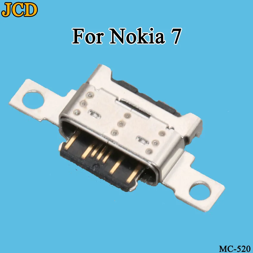 JCD 10 шт./лот для Nokia 7 usb порт зарядки разъем док-станция