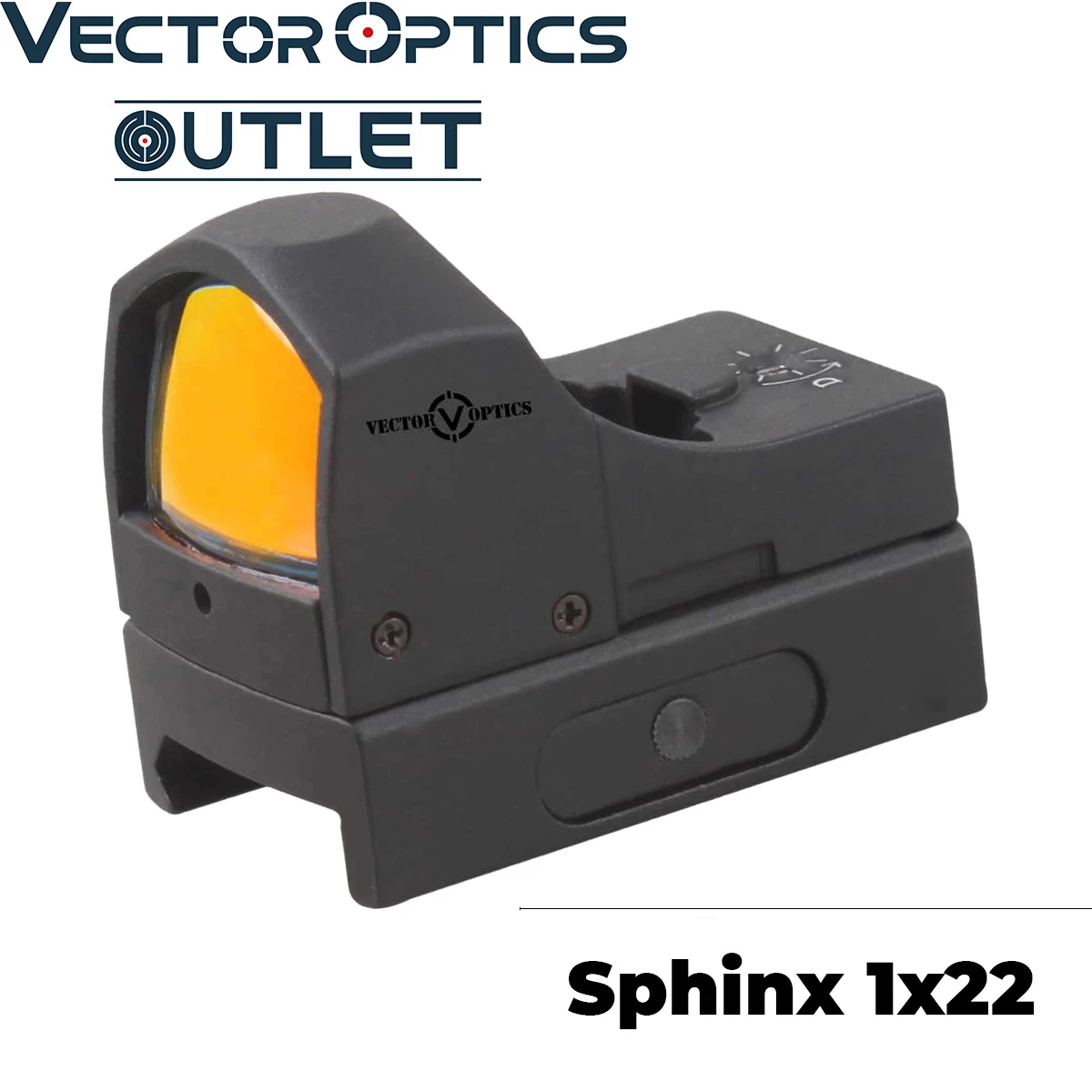 Векторная Оптика Сфинкс 1x22 Mini Red Dot Scope 3 MOA Авто Яркость AR AK 21 мм Пикатинни Для Пистолетов Glock G17 9 мм рефлекторный прицел