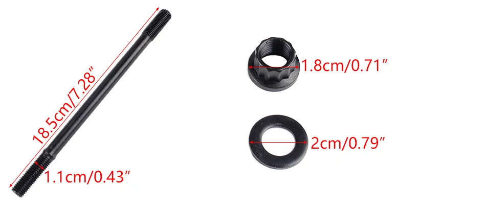 CITALL Подходит для Honda Acura GSR B18C1 B18C5 B20VTEC LSVTEC 208-4303 черный головной комплект ниппеля