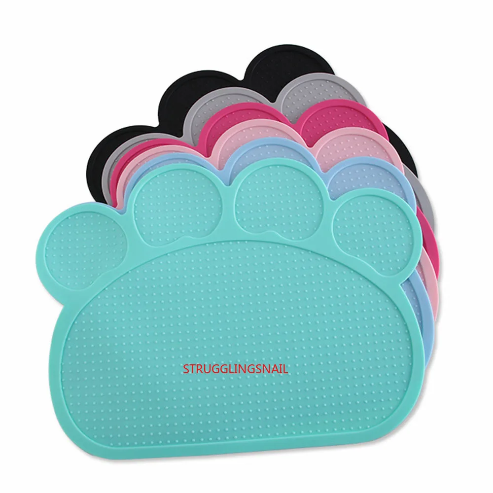 Tapete impermeable para mascotas, bandeja de silicona para alimentos de mascotas, cuenco para beber, esterilla para alimentación de perros y gatos, Mantel Individual de fácil lavado