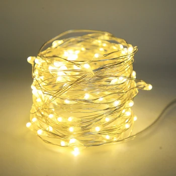 

Christmas Wedding Party Decoration USB Battery Powered Garland 2M 20 LED Fairy String Lights Home New Year Lights Decor