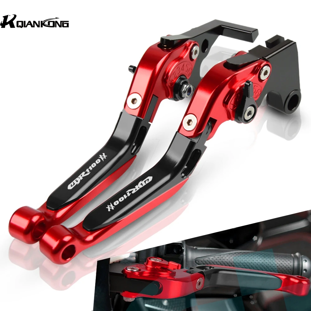 Для Honda CBR1100XX CBR 1000 XX 1997-2007 2006 2005 мотоциклетные тормозные рычаги Aliuminum регулируемый тормозной рычаг сцепления руль