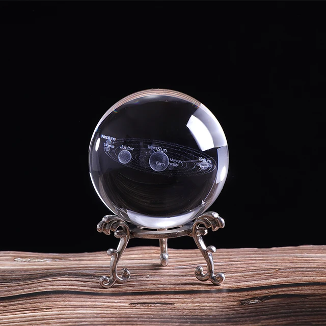 This Perfect Solar System Crystal Glass Ball You Must Have