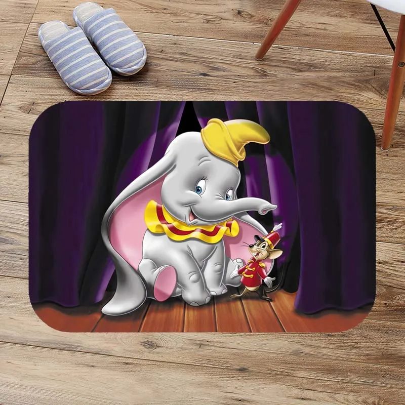 4 Коврик для ванной Dumbo, Противоскользящий коврик для туалета, кухни, спальни, коврик на заказ, мягкий дверной коврик для ванной комнаты, alfombra bano - Цвет: 4