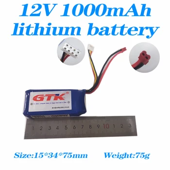 

10pcs 11.1V 12V 1000mAh lipo battery High rate 25C-35c light weight for RC quadrocopter kit airplane Aircraft drone power