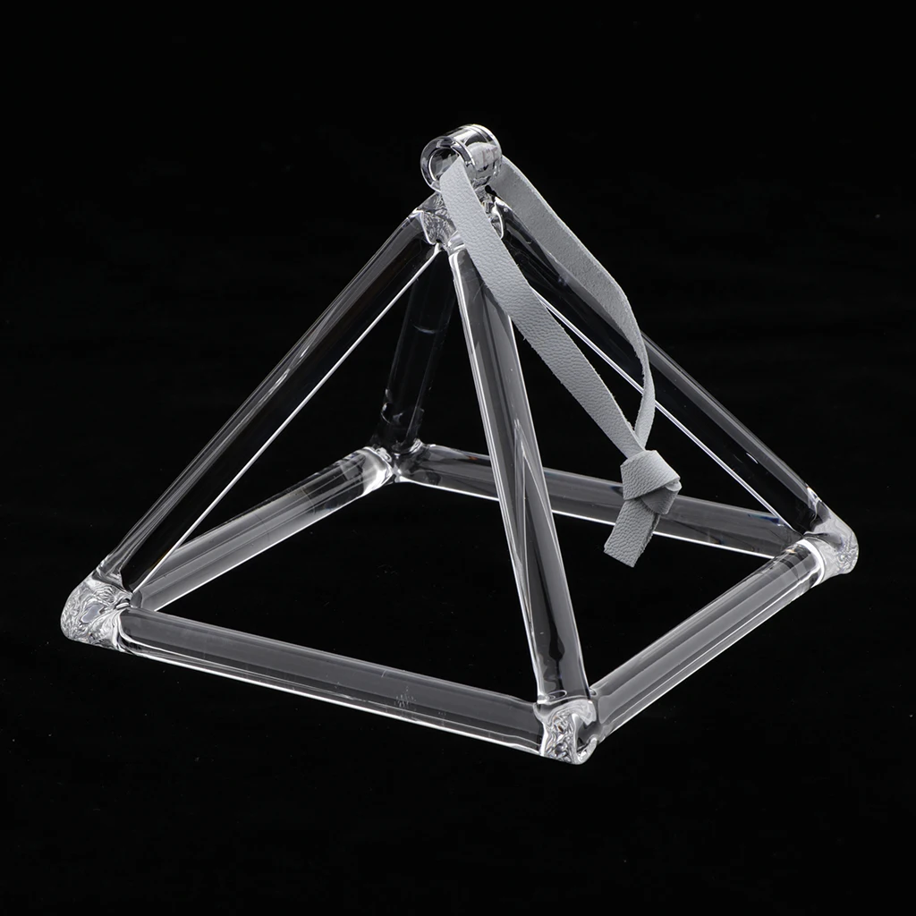 

Exquisite 6inch Crystal Singing Pyramid F Note Handicraft Souvenir Gift for Friends Kids Adults