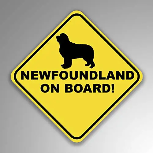 Для Newfoundland на доске виниловая наклейка стикер для окна автомобиля бампер 2-Pack 4 дюйма на 4 дюйма Премиум качество УФ-защита