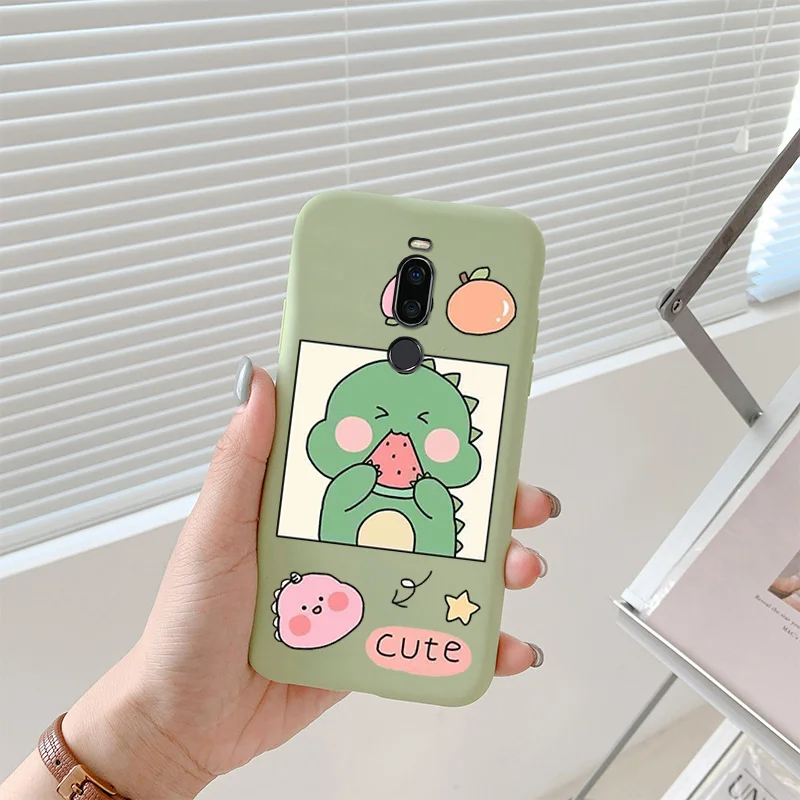 Cute Animal Pattern Phone Cover For Meizu X8 Case Cartoon Soft Silicone Painted Shell Shockproof Protection Bags 