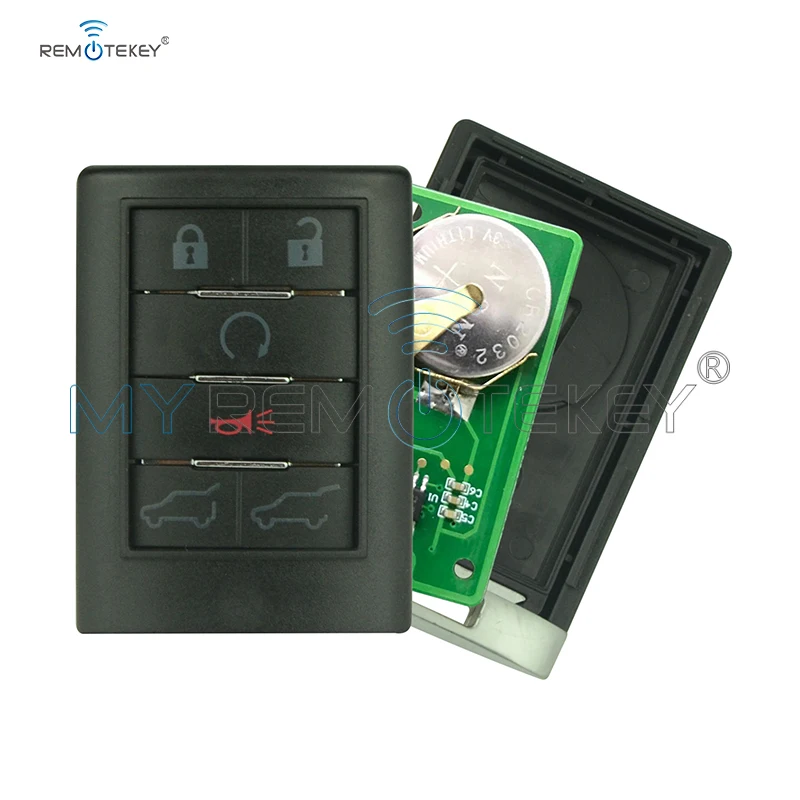 Remtekey OUC6000223/OUC6000066 смарт-ключ 6 Кнопка 315 МГц для Cadillac Escalade 2008 2009 2010 2011 2012 2013
