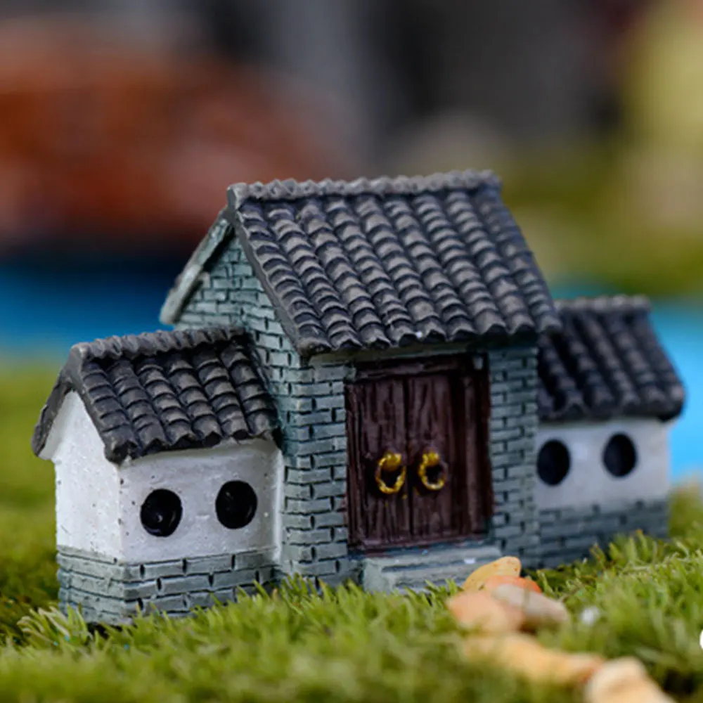 

Mini Landscape Micro Decoration Small Memorial Gate Home Ornament Accessory Miniature Gadget Outdoor Garden Exquisite