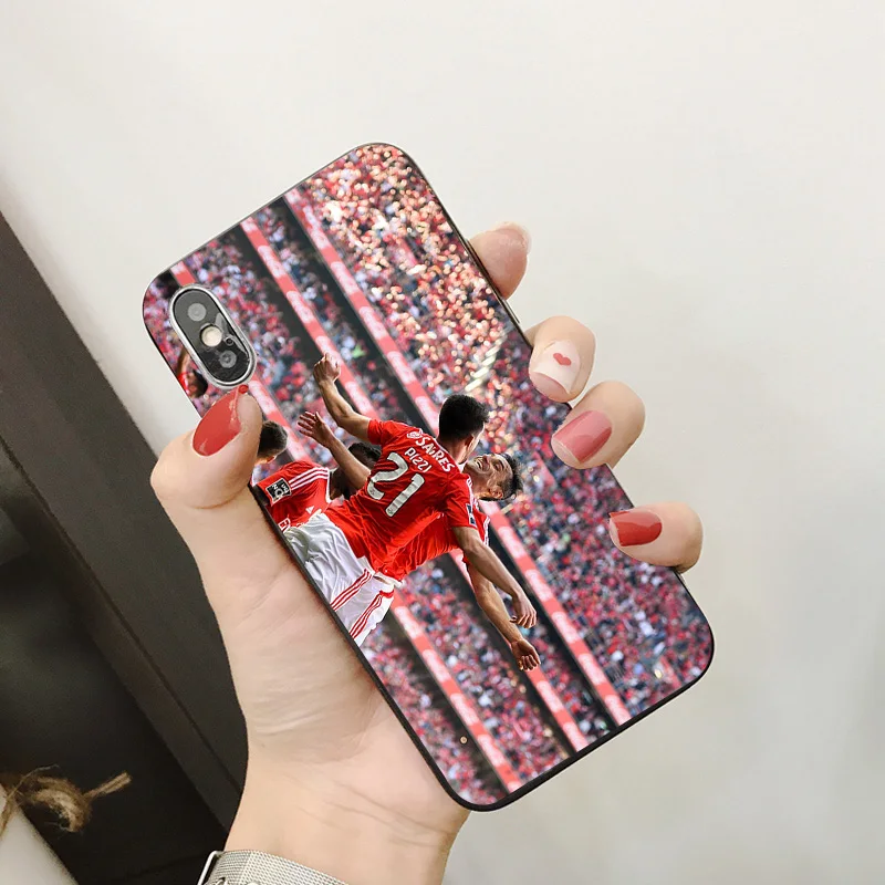 Чехол для телефона для спорта Lisboa e Benfica FC DIY Чехол-картинка для Pizzi черный мягкий ТПУ чехол для iPhone XR XS MAX 7 8 7plus 6s 5S 5