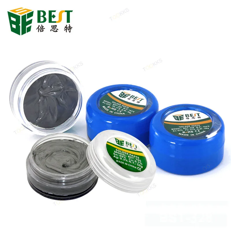 BEST BST-705 Solder Paste 50g Strong Adhesive Lead Free Silver With Silver Tin 