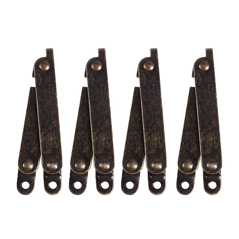 Furniture Box Rotatable Folding Lid Support Hinge Bronze Tone 4Pcs | Обустройство дома