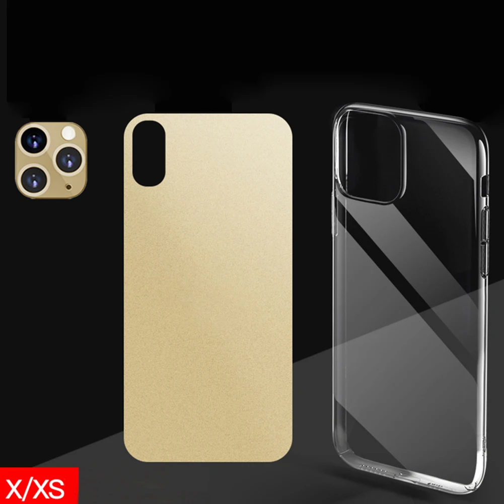 Для iPhone X XS MAX вторая Замена для iPhone 11 алюминиевый сплав камера объектив Кольцо телефон задняя пленка чехол Комплект для iPhone X/XS