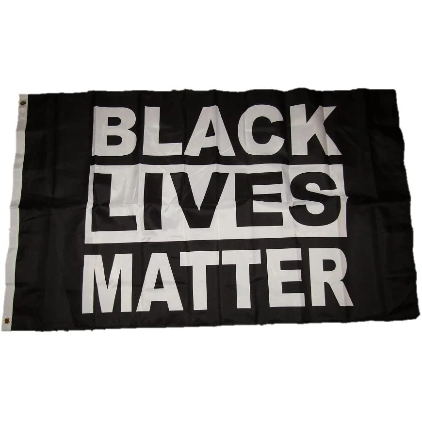 Черный Lives Matter флаг 3x5ft 90x150 см реклама спорт на открытом воздухе или в помещении