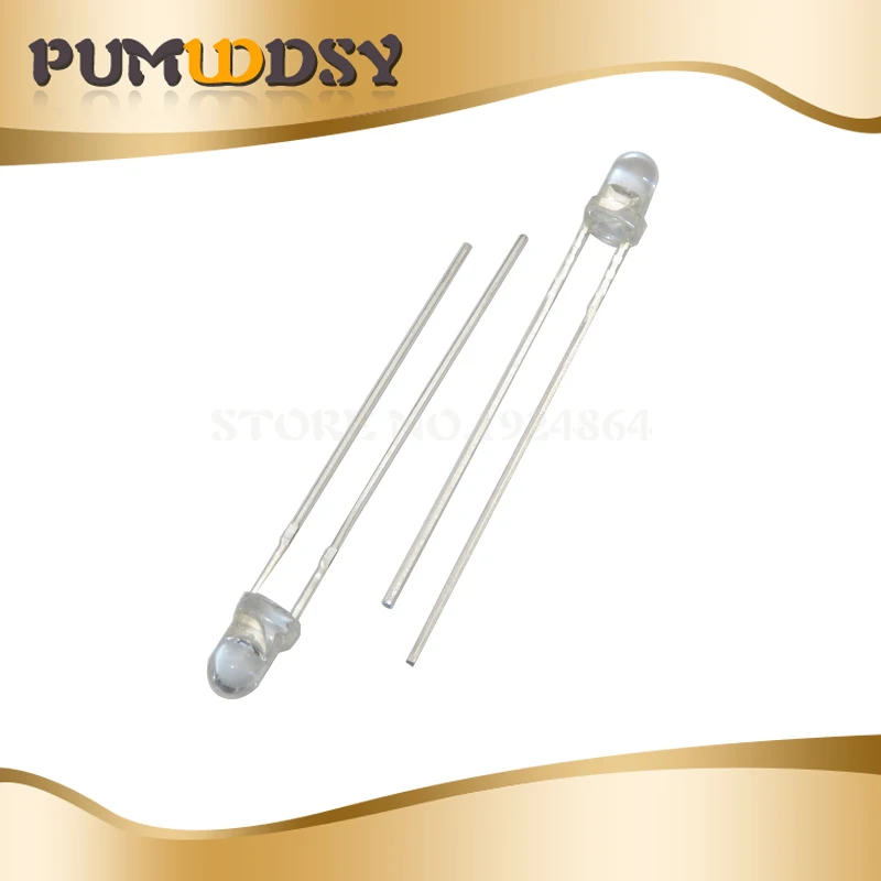 20 шт. 3 мм фотодиодный Фоточувствительный приемник диодные фотодатчики