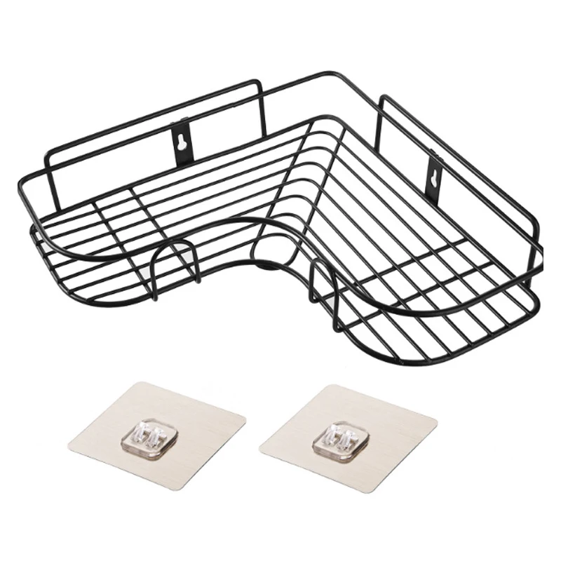 Многофункциональная угловая корзина для хранения настенная подвесная полка