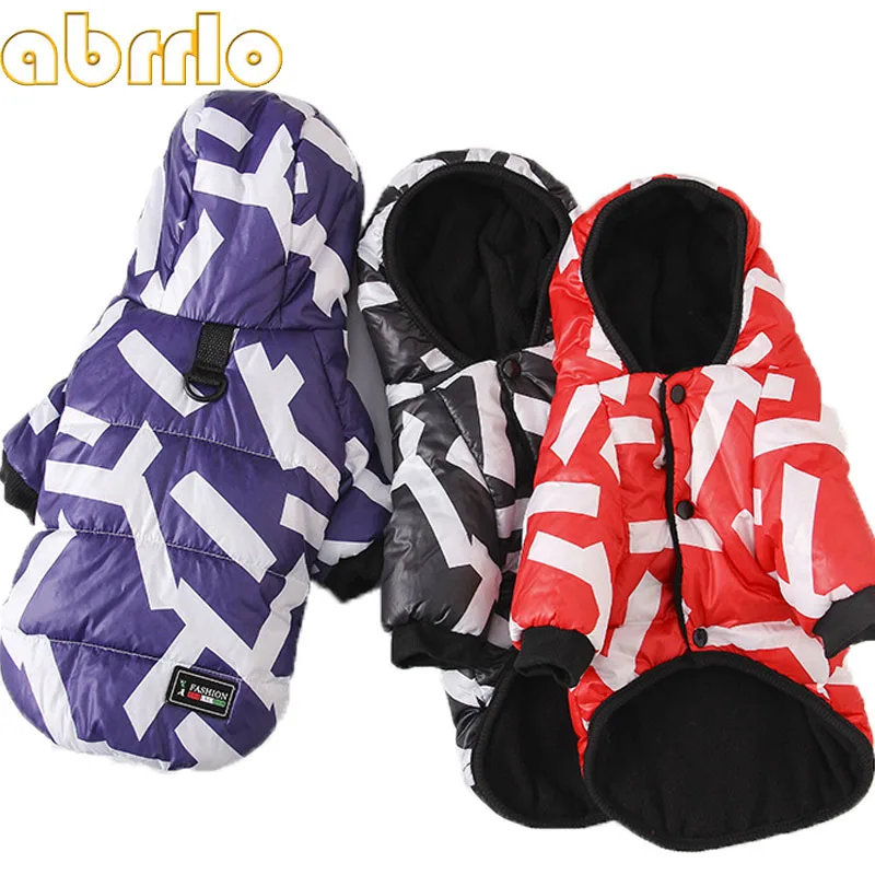 Winter Pet Dog Clothes Super Warm Jacket Thick Fleece Coat Waterproof Small Dogs Pets Clothing For French Bulldog Puppy Clothes