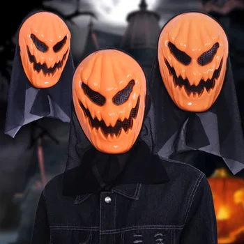 

1pcs Halloween Pumpkin Mask Props Grudge Ghost Hedging Zombie Mask Realistic Masquerade Halloween Mask Ghost Scary Mask Gifts