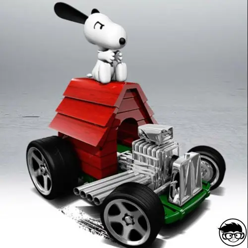 Горячие колеса Snoopy арахис Ретро развлечения