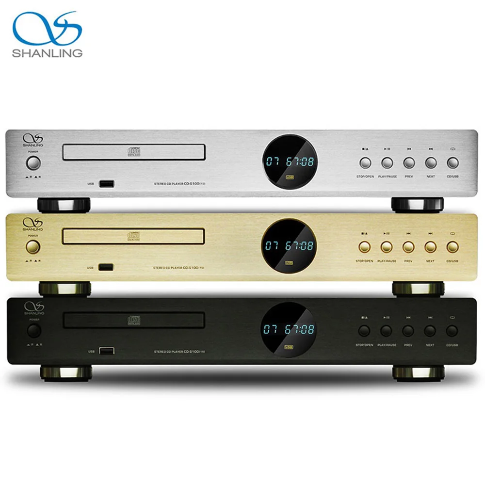 ShanLing CD S100 (15) HDCD проигрыватель USB Серебряная версия HIFI с пультом дистанционного