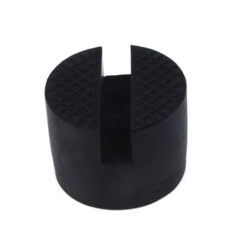 

Lift Holder Protector Support Rubber Jack Pad Adapter Side Pinch Guard Car Tool Black Slotted Frame Rail Floor Durable