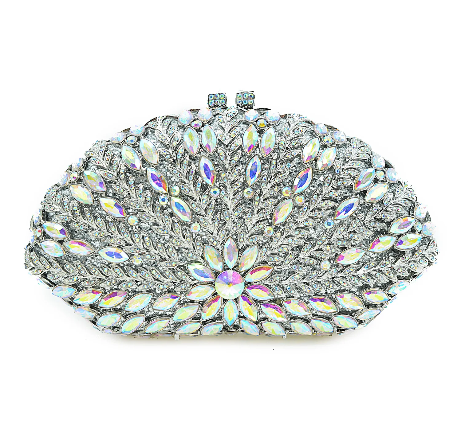 

High-end Heavy Industry Famous Woman Luxurious Diamond Insert Hand with a Dinner Dress Packed with Water Diam