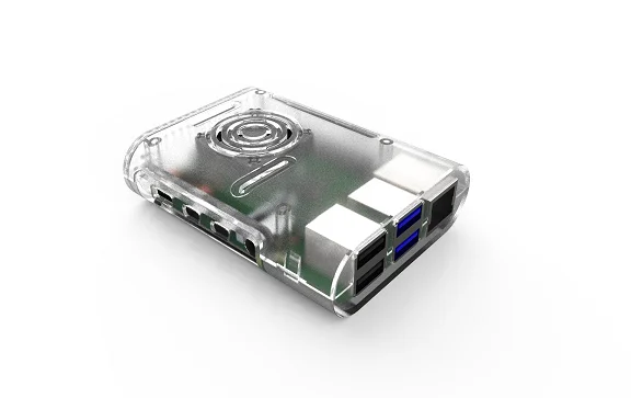 as picture Для Raspberry Pi 4 чехол с алюминиевым радиатором+ охлаждающий вентилятор+ гибкий кабель для камеры для Raspberry Pi 4 Модель B+ Новинка - Цвет: as picture
