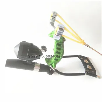 

Outdoor hunting shooting fish slingshot precision shooting bow and arrow powerful catapult adult shooting fish suit 2019 new