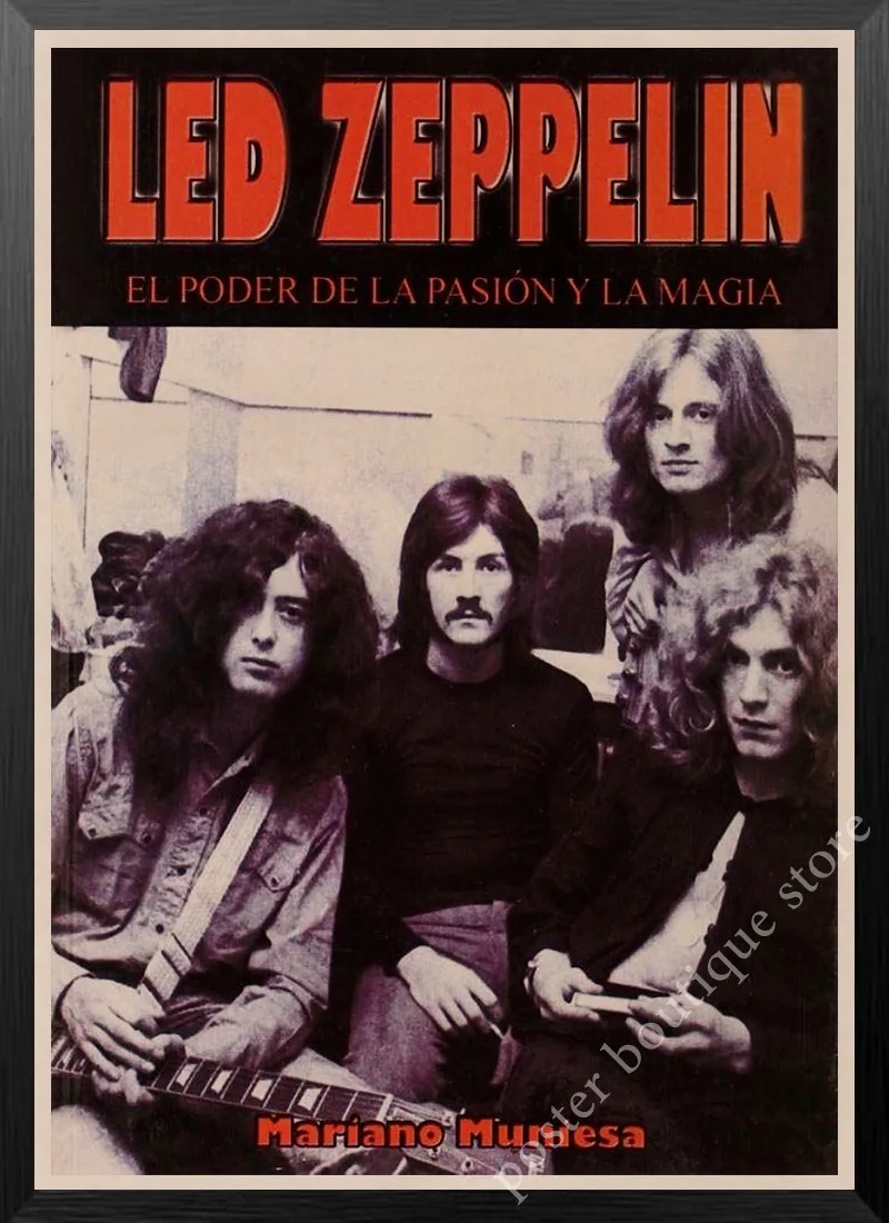 Led Zeppelin рок-н-РОЛ постер, Jimmy страница, Роберт Плант винтажные наклейки домашний Декор наклейки на стену девять процентов/7 - Цвет: 11