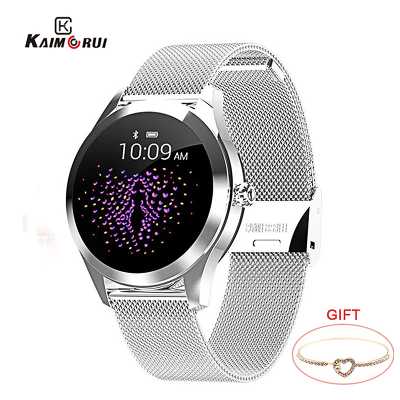 KW10 IP68 Waterproof Smart Watch Women Heart Rate Tracker Sport Smartwatch Fitness Bracelet Connect Android IOS KW20 smartband
KW10 IP68 Waterproof Smart Watch Women Heart Rate Tracker Sport Smartwatch Fitness Bracelet Connect Android IOS KW20 smartband