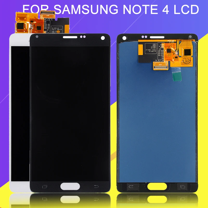 Catteny N910 Lcd для samsung Galaxy Note 4 N910F Lcd N910P N910A N910M N910G дисплей с кодирующий преобразователь сенсорного экрана в сборе