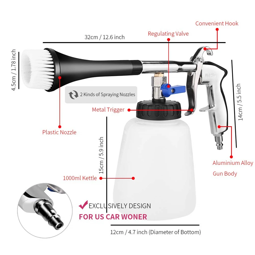  Buyplus High Pressure Turbo Cleaning Gun - Tornado Pro