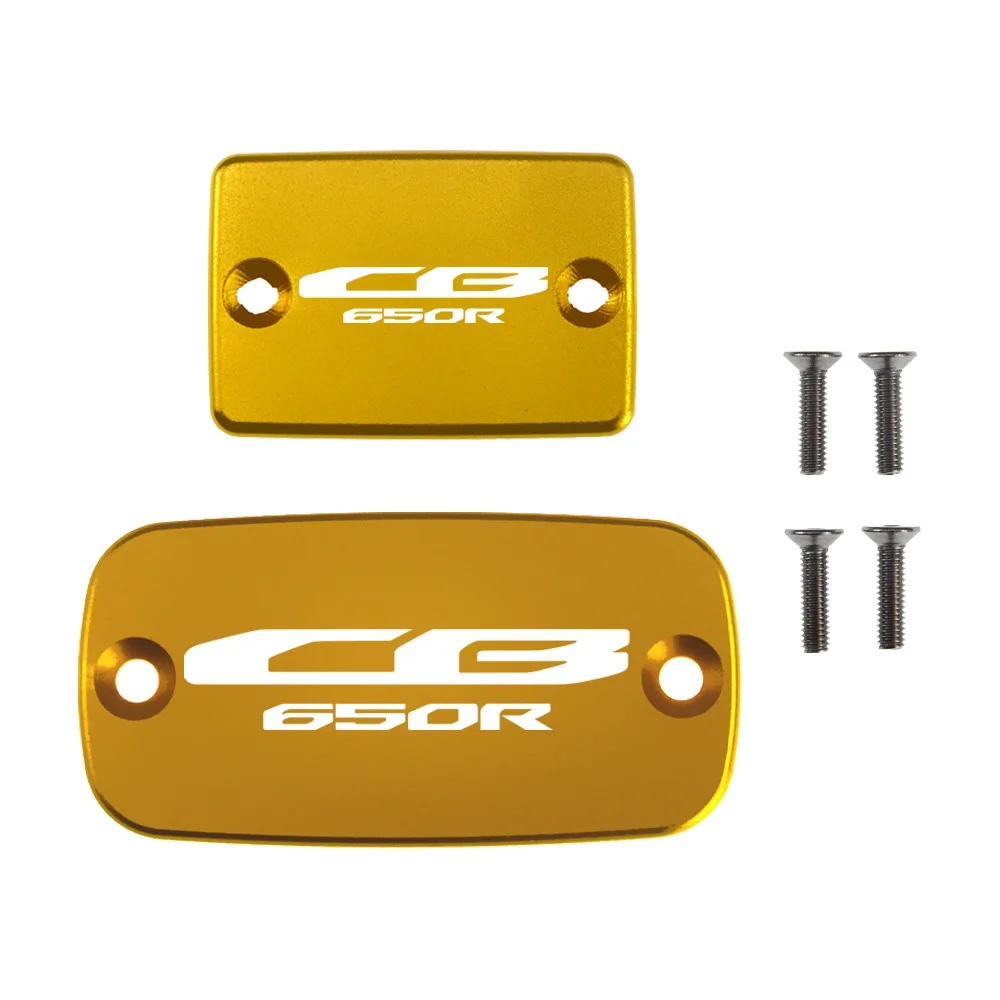 CB650R-golden Для HONDA CB650R CBR650R CB 650R CBR 650R- мотоциклетная алюминиевая передняя Тормозная жидкость сцепления Крышка Резервуара - Цвет: CB650R-golden