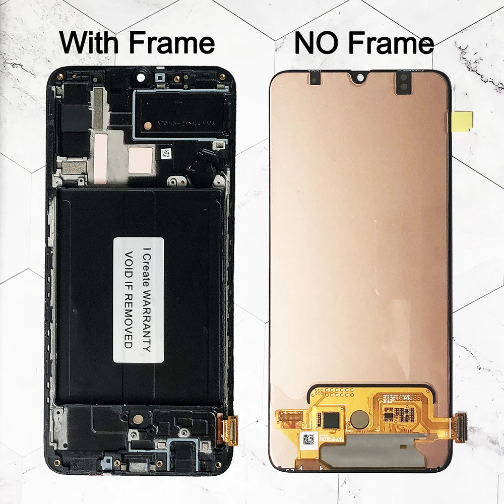 6.7'' AMOLED LCD Display For Samsung Galaxy A70 LCD A705 A705F SM-A705MN Display Touch Screen Digitizer Assembly Replacement