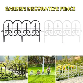 

3M 5 PCS Garden Fence Border Decorative Edging Outdoor Plant Bordering Lawn Edging Fence for Yard Garden Decoration PP Plastic