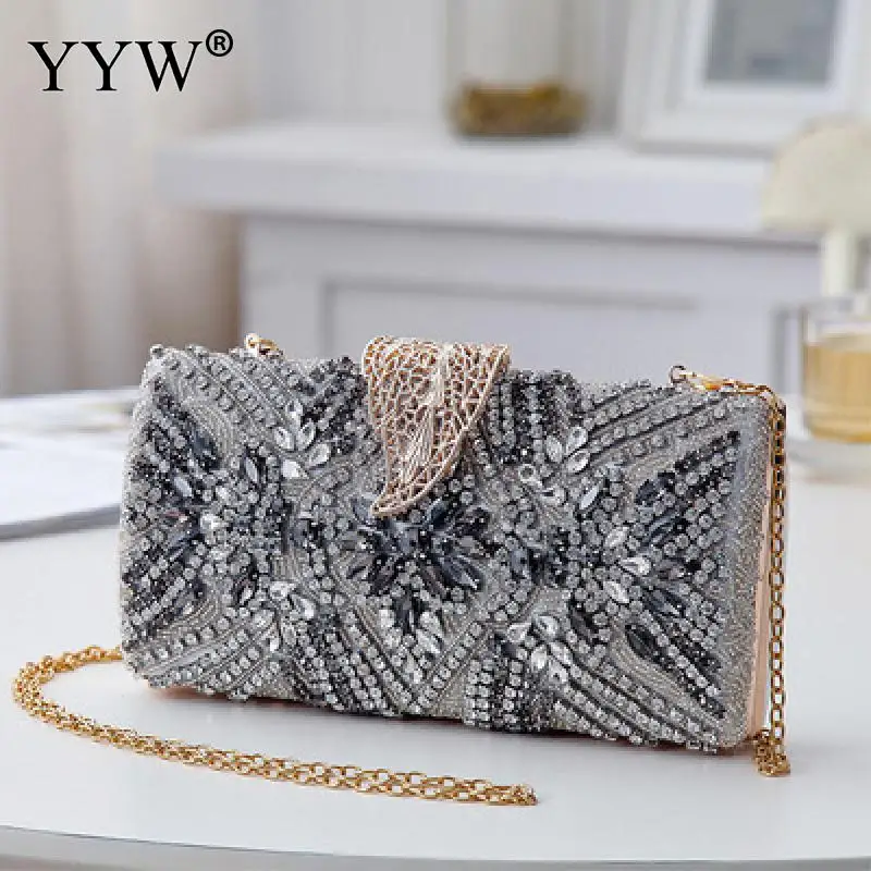 Evening Bag Clutch Purses for Women,Mansherry Ladies Sparkling Party Handbag  Wedding Bag Purse Champagne : Amazon.in: Fashion