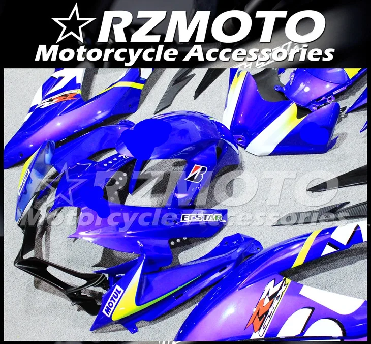 ABS мотоцикл обтекатель комплект для SUZUKI GSXR600 750 K8 2008-2010 год кузов литья под давлением Магазин № 1147