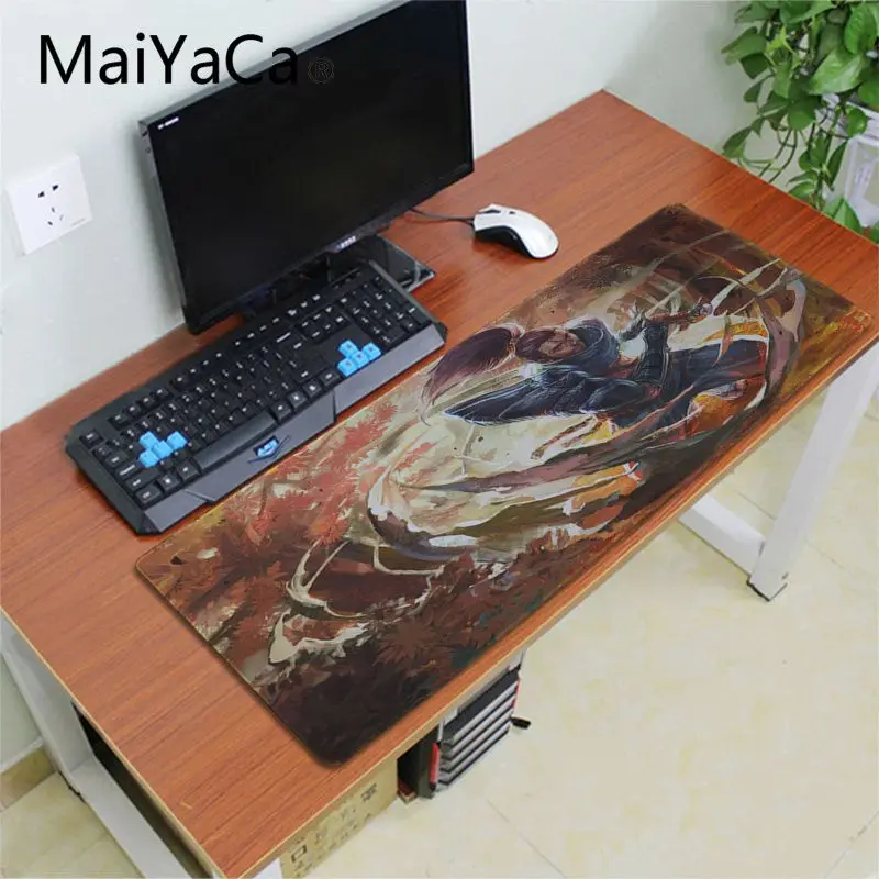 MaiYaCa Последняя Битва Yasuo коврик для мышки в стиле аниме большая акция Россия игровой коврик для мыши xl клавиатура ноутбук ПК ноутбук Настольный коврик