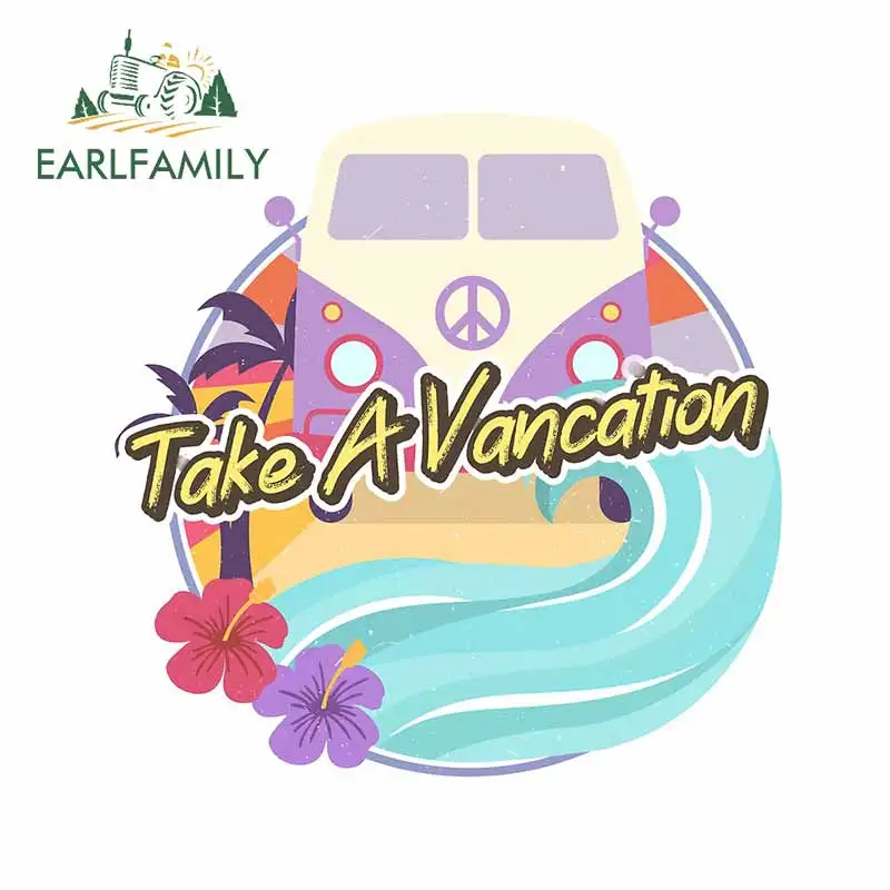 EARLFAMILY 13 см x 12 9 для Take A Vancation изящная Наклейка Автомобильные аксессуары наклейки