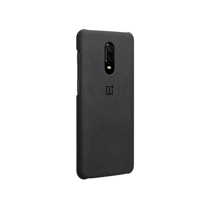 Sandstone Black Чехол для OnePlus 6T Karbon из арамидного волокна, полукруглая задняя крышка из поликарбоната, Официальный чехол для OnePlus6T - Цвет: Sandstone Black