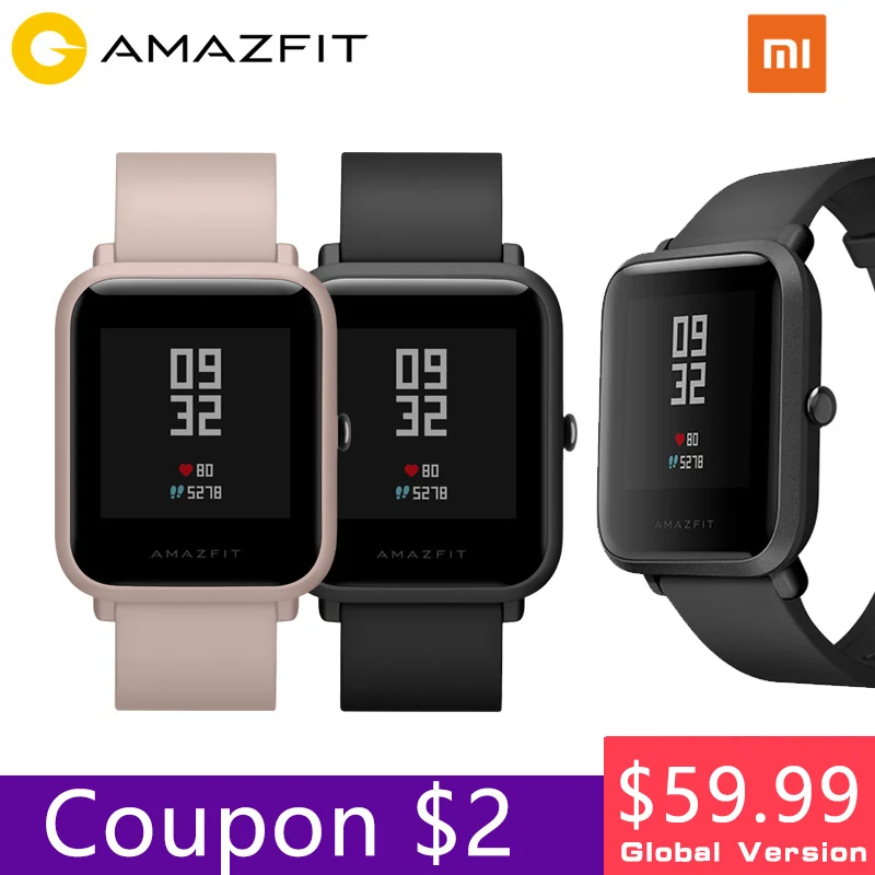 Huami xiaomi Amazfit Bip Smart Watch GPS Gloness Smart