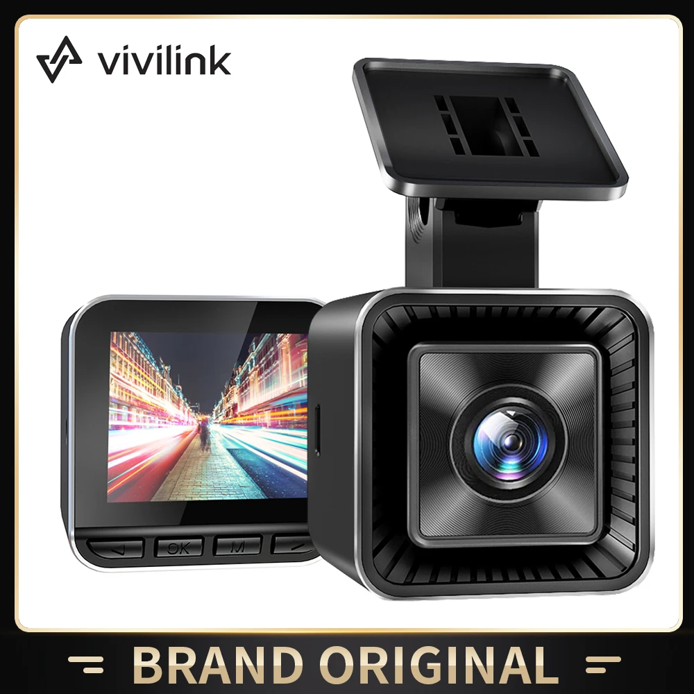 ViviLink-Cámara de salpicadero V30 2K para coche, grabadora de conducción, Monitor de vídeo de estacionamiento con visión Super nocturna, pantalla IPS de 1,54 , FOV antivibración de 170 °
