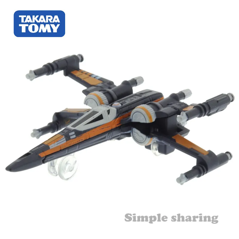 Tomica TSW 04 Звездные войны Poe Dameron X Wing Fighter Пробуждение силы литой горячий поп самолет
